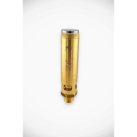 GOETZE KG High Performance PRV series 812, ASME certified, Brass, for gaseous media, 3/4 in. male NPT, 150PSI 812sGK-20-NPT-m/-20/-FKM 150 PSI